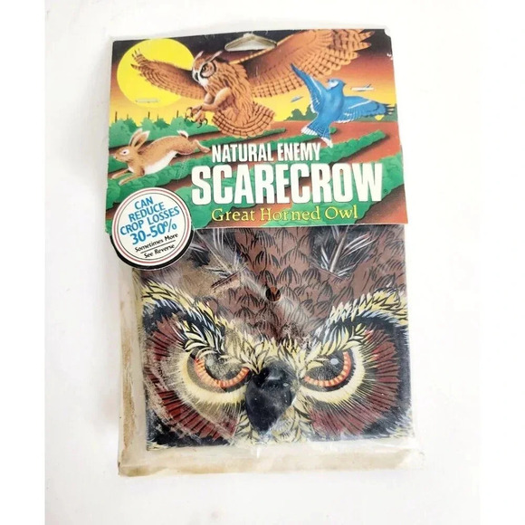 Gardeneer Great Horned Owl Inflatable Garden Scarecrow Dalen NEW - Picture 3 of 3